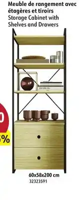 Sushi Shop Storage Cabinet with Shelves and Drawers offer