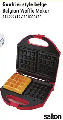 Sushi Shop Salton Belgian Waffle Maker offer