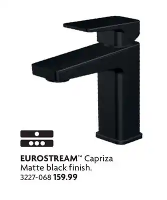 Home Hardware Capriza Matte black finish offer