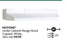 Home Hardware Under Cabinet Range Hood 2 speed White offer