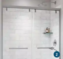 Home Hardware Uptown Shower Door Soft close offer