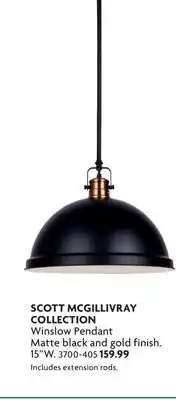 Home Hardware Winslow Pendant offer