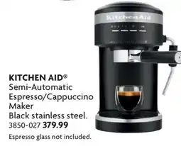 Home Hardware Semi-Automatic Espresso/Cappuccino Maker Black Stainless Steel offer