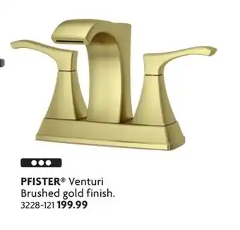 Home Hardware Venturi Brushed gold finish offer