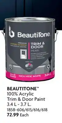 Home Hardware 100% Acrylic Trim & Door Paint offer