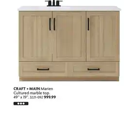 Home Hardware CRAFT + MAIN Marien Cultured marble top offer