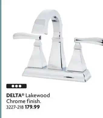 Home Hardware DELTA Lakewood Faucet offer