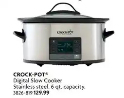 Home Hardware Digital Slow Cooker offer