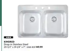 Home Hardware Drop-in Stainless Steel Kitchen Sinks offer