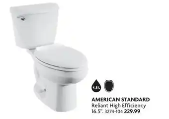 Home Hardware Reliant High Efficiency offer