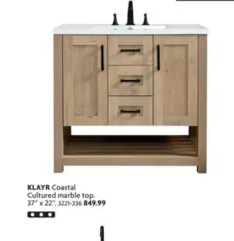 Home Hardware Coastal Cultured marble top offer