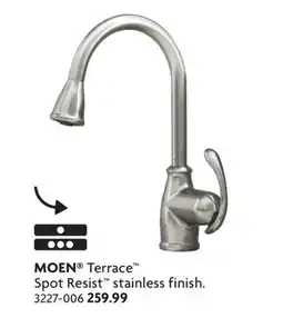 Home Hardware Terrace Spot Resist Stainless Finish Kitchen Faucet offer