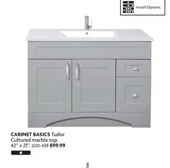 Home Hardware Tudor Cultured marble top offer