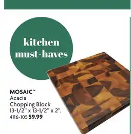 Home Hardware Acacia Chopping Block offer