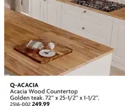 Home Hardware Acacia Wood Countertop offer