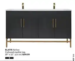 Home Hardware Harlow Cultured marble top offer