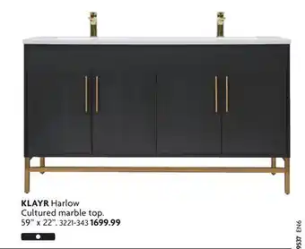 Home Hardware Harlow Cultured marble top offer