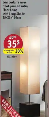 Sushi Shop Floor Lamp with Long Shade offer