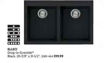Home Hardware Drop-in Granitek Black offer