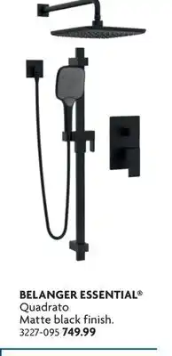 Home Hardware Quadrato Matte black finish offer