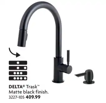 Home Hardware DELTA Trask Matte Black Finish offer
