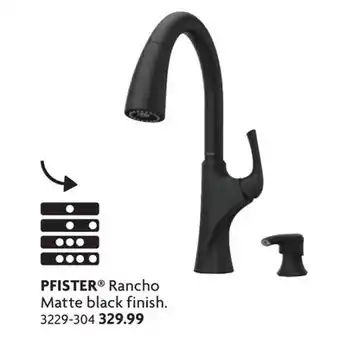 Home Hardware Rancho Matte black finish offer