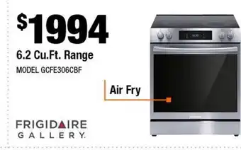 Home Depot 6.2 Cu. Ft. Range offer