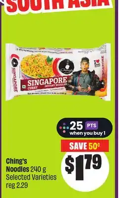 Chalo FreshCo Ching's Noodles 240 g Selected Varieties offer