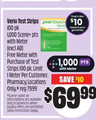 Chalo FreshCo Verio Test Strips 100pk offer