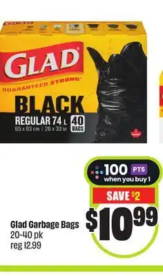 Chalo FreshCo Glad Garbage Bags 20-40 pk offer
