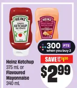 Chalo FreshCo Heinz Ketchup mL 375 mL or Flavoured Mayonnaise 340 mL offer