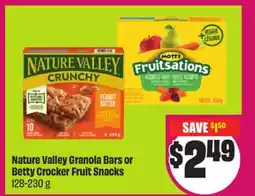 Chalo FreshCo Nature Valley Granola Bars or Betty Crocker Fruit Snacks 128-230 g offer