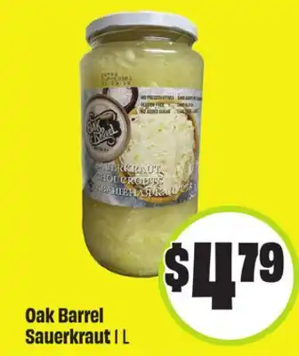 Chalo FreshCo Oak Barrel Sauerkraut 1 L offer