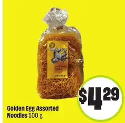 Chalo FreshCo Golden Egg Assorted Noodles 500 g offer