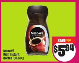 Chalo FreshCo Nescafé Rich Instant Coffee 100-170 g offer