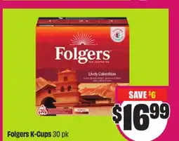 Chalo FreshCo Folgers K-Cups 30 pk offer