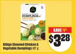 Chalo FreshCo Bibigo Steamed Chicken & Vegetable Dumplings 187 g offer