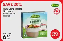 Home Hardware 100% Compostable Bin Liners offer