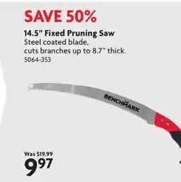 Home Hardware 14.5 Fixed Pruning Saw offer