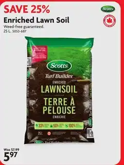 Home Hardware Enriched Lawn Soil offer