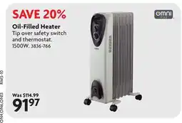 Home Hardware Oil-Filled Heater offer