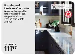 Home Hardware Post-Formed Laminate Countertop offer