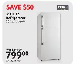 Home Hardware 18 Cu. Ft. Refrigerator offer