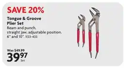 Home Hardware Tongue & Groove Plier Set offer