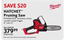 Home Hardware HATCHET Pruning Saw offer
