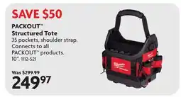 Home Hardware PACKOUT Structured Tote offer