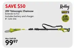 Home Hardware 20V Telescopic Chainsaw offer