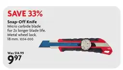 Home Hardware Snap-Off Knife offer
