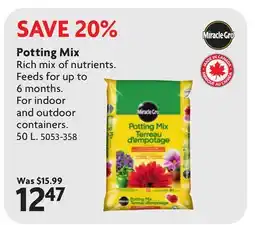 Home Hardware Potting Mix offer