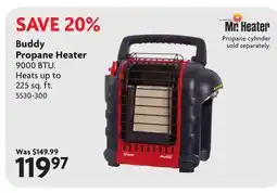 Home Hardware Buddy Propane Heater offer